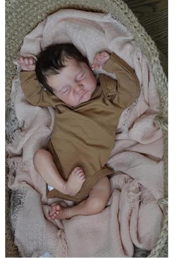 Silicone Baby - 19inch NPK Reborn Baby Doll - Brown - Kids Gift, Lovely Toy, Collectible Doll - Image 1