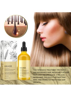 EELHOE 100% Natural Hair Growth Oil – Boost New Hair Growth & Strengthen Follicles with Caffeine, Biotin, Castor, Argan, and Coconut Oils | Effective Hair Mask for Increased Hair Density  - Image 5