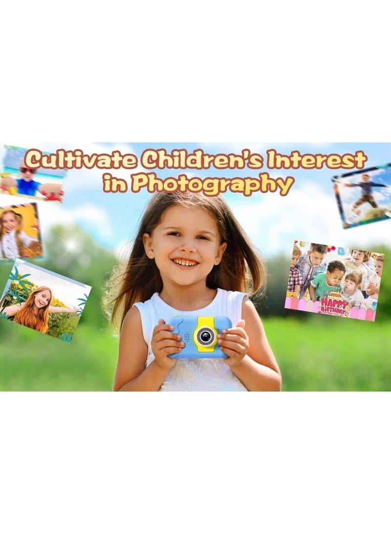 TIGER OKC02 Kids Digital Camera with 2-Inch LCD Screen & Flip Lens | Fun, Durable, Easy-to-Use Blue Camera for Children | Capture Photos, Videos & Selfies Effortlessly - Image 5