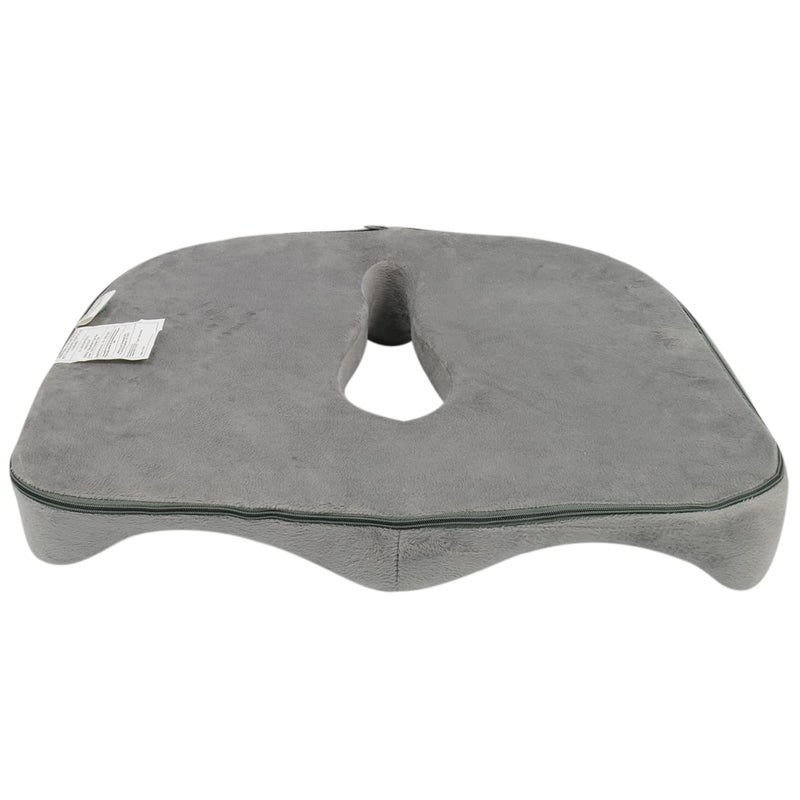 RoadPro RPC16 Memory Foam Seat Cushion - Office Chair Cushion and Car Truck Accessory - Gray - Image 4