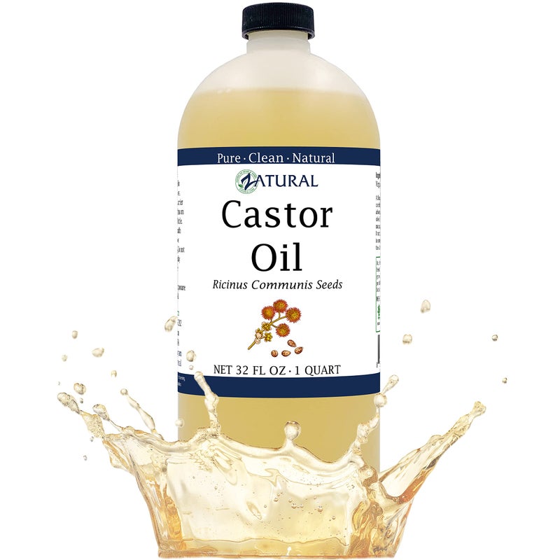 Zatural Castor Oil-Ricinus Communis-100% Pure, Clean Castor Oil(32 Ounce) - Image 1
