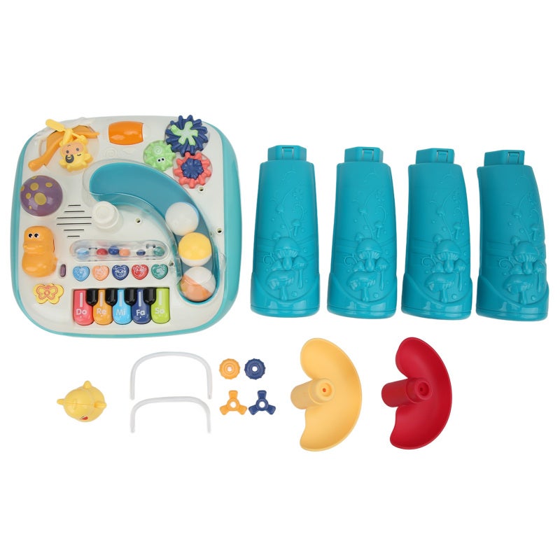 Baby Musical Toy 5 Keys Multi-Mode Rotating Balls - Early Learning Toy Music Activity Center for Toddlers - Image 4