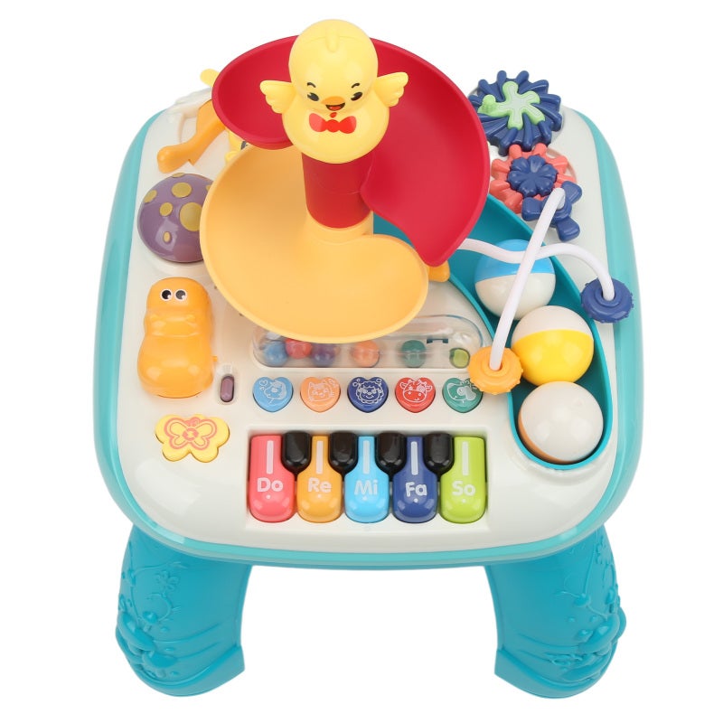 Baby Musical Toy 5 Keys Multi-Mode Rotating Balls - Early Learning Toy Music Activity Center for Toddlers - Image 3