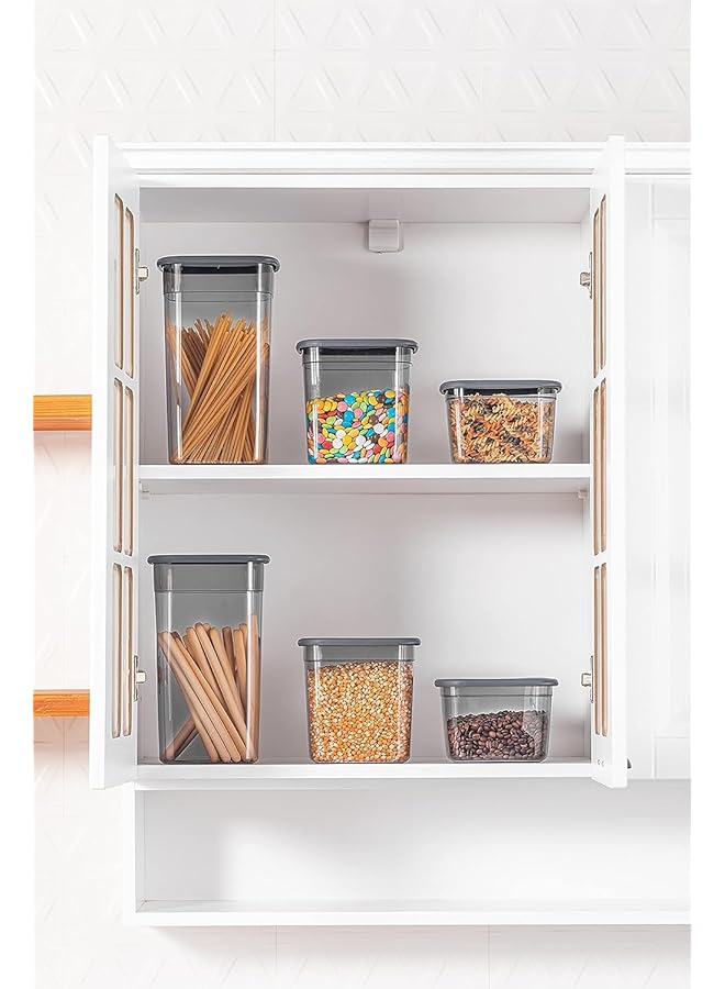 فولي لايف صندوق تخزين محكم الإغلاق لتحضير الوجبات، سعة 1750 مل، مزود بأغطية قابلة للقفل، وحاوية بلاستيكية لتخزين الطعام قابلة لإعادة الاستخدام، وصناديق تنظيم مطبخ قابلة للتكديس، وخالية من مادة BPA، وآمنة للاستخدام في الميكروويف والفريزر وغسالة الأطباق. - Image 3