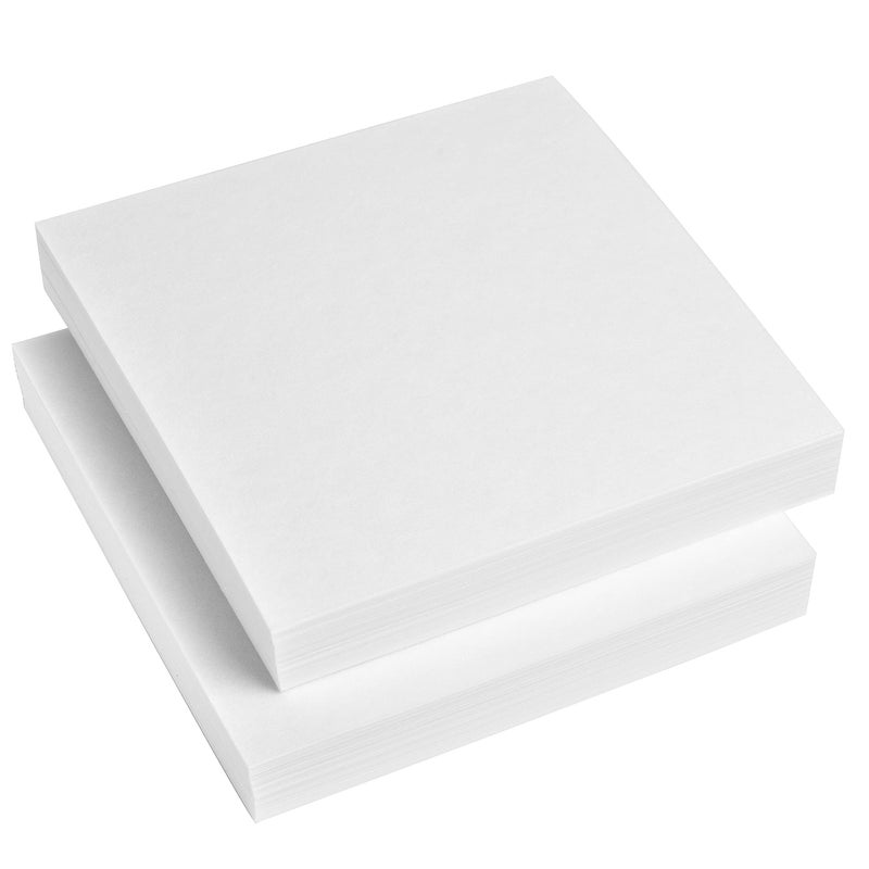 New brothread Cut Away Machine Embroidery Stabilizer Backing 8x8  200 Precut Sheets  Medium Weight 25 Ounce  Fits 4x4 and 6x6 Hoops