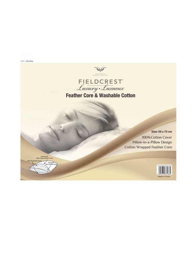 FIELDCREST Feather Pillow 50X75Cm - Image 2