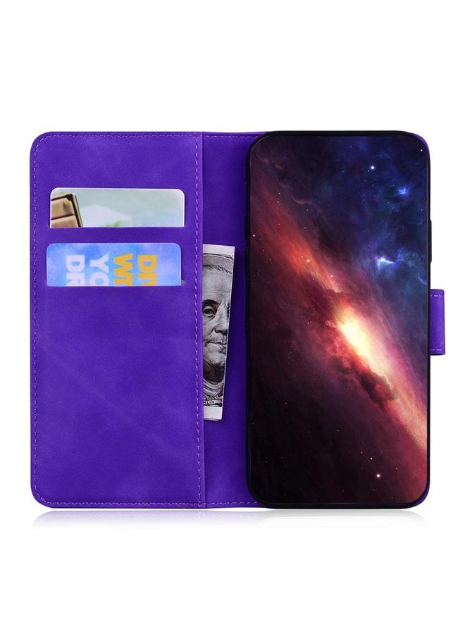 S-TOP Case For OPPO Reno13 Global Skin Feel Pure Color Flip Leather Phone Case - Image 4