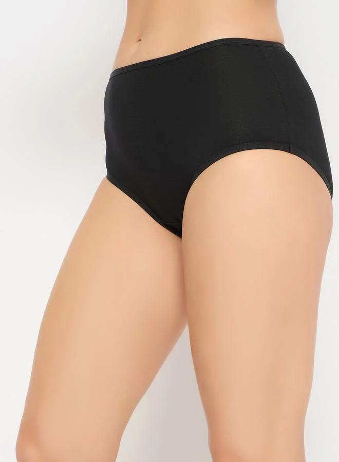 Clovia Clovia Women Pack of 3 Plain High Waist Hipster Briefs