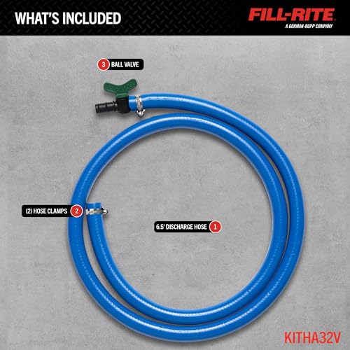 FILL RITE Fill-Rite KITHA32V Discharge Hose and Ball Valve for Hand Pump - Image 2
