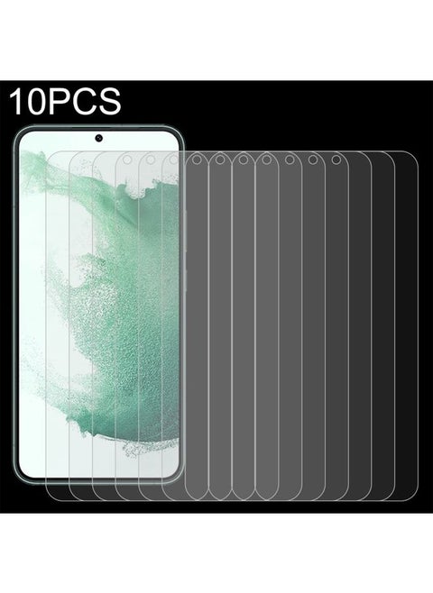 Screen Protector For Samsung Galaxy S22+ 5G 10pcs 0.26mm 9H 2.5D Tempered Glass Film, Fingerprint Unlocking Is Not Supported