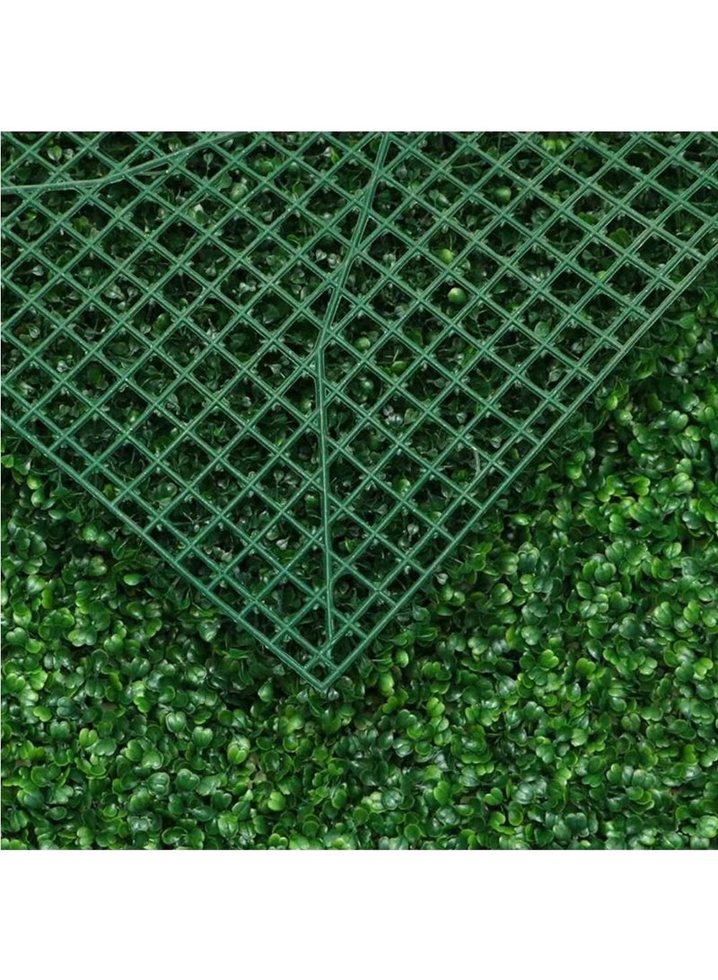 FFD Artificial Wall Grass Panels Artificial Faux Hedges Eucalyptus Leaf Plastic Turf Wall Grass For Home Garden Wall Decoration 6pcs - Image 4