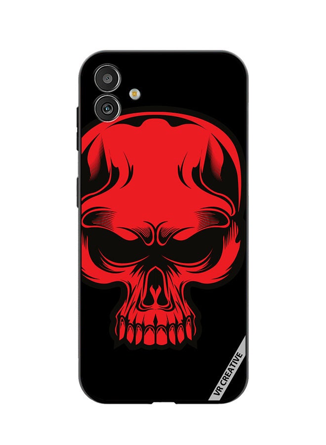 VR CREATIVE Protective Case Cover For Samsung Galaxy F14 Skull Illustration Design Multicolour - Image 1