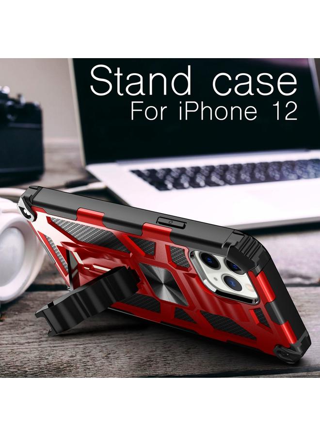 Zaboon Case For iPhone 12 mini Armor Shockproof TPU + PC Magnetic Protective Case with Holder - Image 5