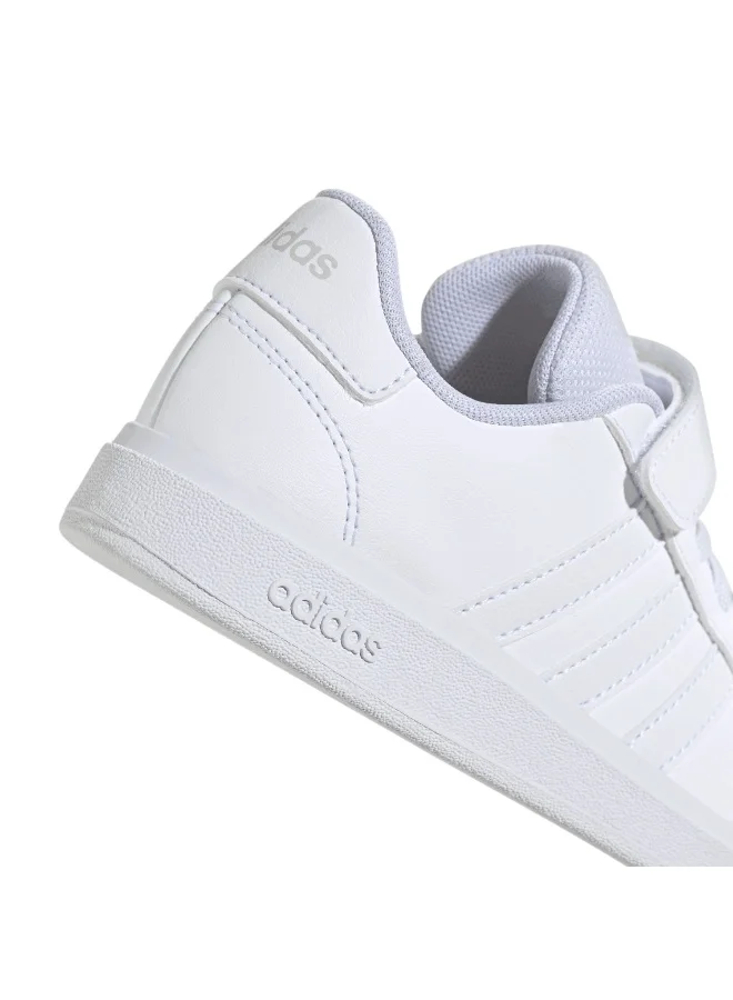 Adidas Adidas Grand Court 2.0 El C U White Sportswear Shoes For Kids