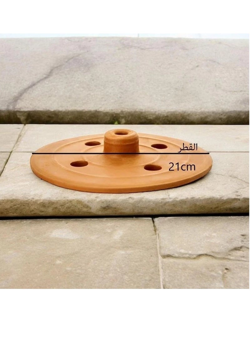 ثقالة ورق عنب ومحاشي فخار مقاس 21 سم - Image 2