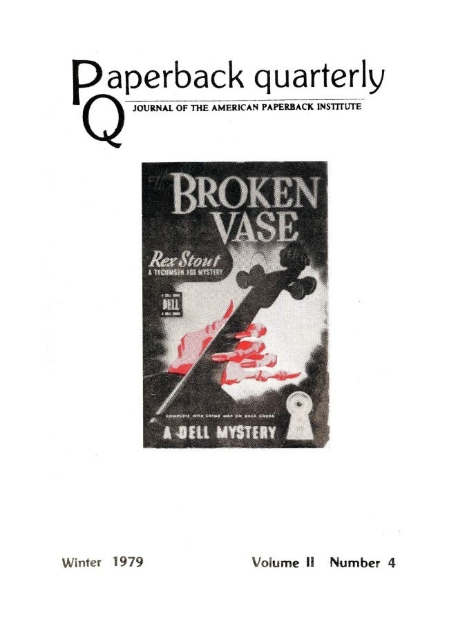 Paperback Quarterly (Vol. 2 No. 4) Winter 1979  - Image 1