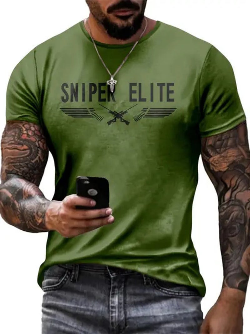 3D Digital Printing Men's Short-Sleeved Round Neck T-Shirt - Image 1