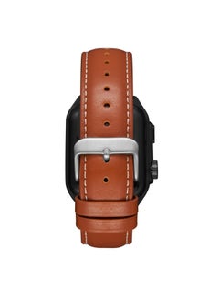 KENNETH SCOTT Kenneth Scott KCRV10-XSBBE Unisex Smart Display Watch & Leather & Silicone Strap Black & Brown  - Image 4