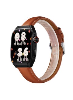 KENNETH SCOTT Kenneth Scott KCRV10-XSBBE Unisex Smart Display Watch & Leather & Silicone Strap Black & Brown  - Image 3