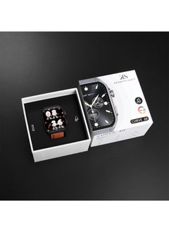 KENNETH SCOTT Kenneth Scott KCRV10-XSBBE Unisex Smart Display Watch & Leather & Silicone Strap Black & Brown  - Image 5