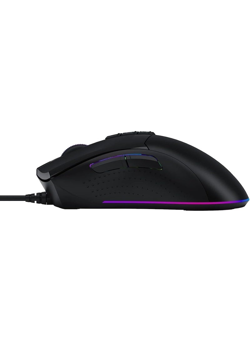 Bloody For Bloody W90-Max Gaming Mouse RGB – 4 Core Activated – 4 Types LOD Setting Switch – 10,000 CPI / 250 IPS / 2000 Hz Report Rate – 4M Onboard Memory – Dual-Injection Rubber Wheel | Black - Image 2