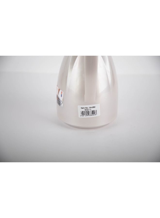 Valk Vacuum Flask With Double Wall Glass 1.0 Liter Wide Mouth With Anti-Leakage Made in Germany - Image 4