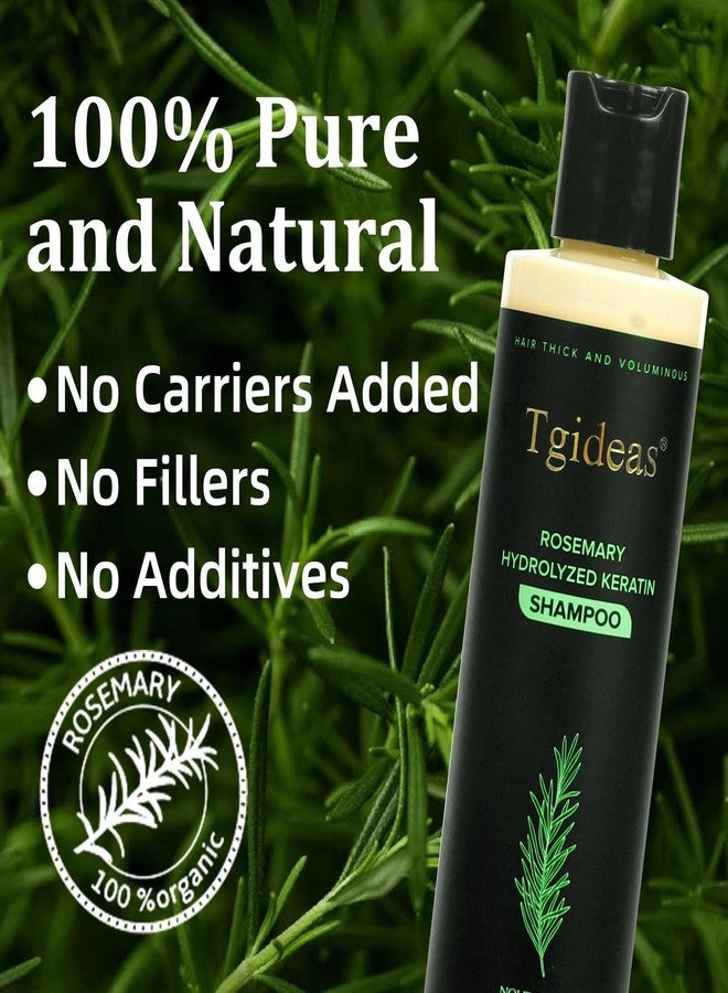 Tgideas Rosemary Biotin Shampoo - Volumizing, Sulfate-Free, for Thinning, Dry, Damaged Hair, Vegan, Color-Safe, 7.4 fl oz - Image 4