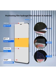 Generic For Vivo X200pro Mini Positioning Paste High-definition Hydraulic Film X100S Full Coverage Self-healing Mobile Phone Film-Color:Positioning Stickers, HD Back Stickers (2 Pieces)-Dimensions:vivoX80pro (bare)  - Image 3
