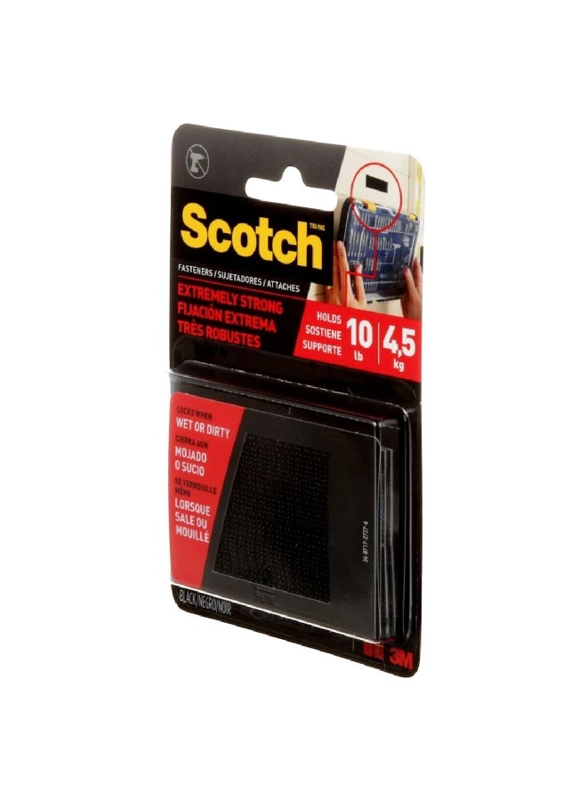 Scotch  Extreme Fastener Strips Black 1 x 3 Inch RF6731 - Image 2