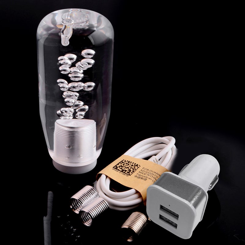 Gear Shift Knob 10cm Blue - Easy To Install Premium Quality Crystal Style Led Design For Car Interior Enhancement - Image 2
