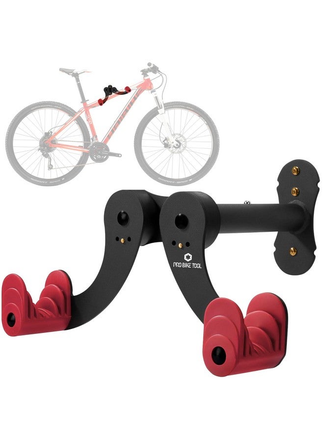 PRO BIKE TOOL Bike Wall Mount - Horizontal Indoor Bike Rack for 1 Bicycle - Bike Rack for Garage - Safe and Secure Bike Hook for Road, Mountain or Hybrid Bikes - Bike Hanger, Bicycle Storage - Image 1