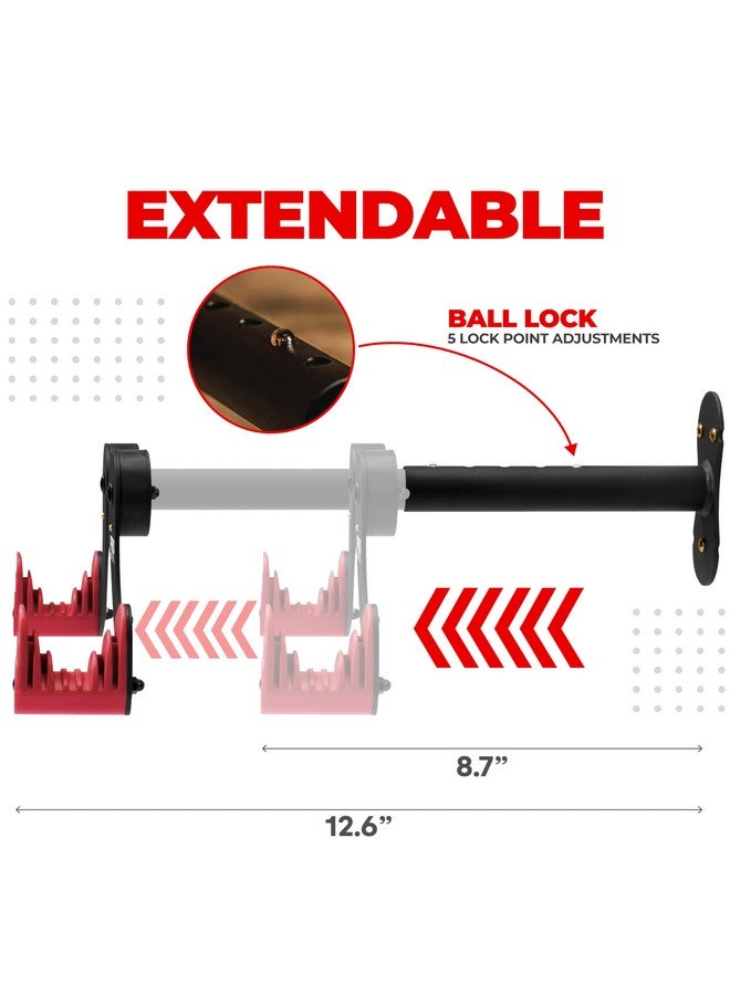 PRO BIKE TOOL Bike Wall Mount - Horizontal Indoor Bike Rack for 1 Bicycle - Bike Rack for Garage - Safe and Secure Bike Hook for Road, Mountain or Hybrid Bikes - Bike Hanger, Bicycle Storage - Image 3