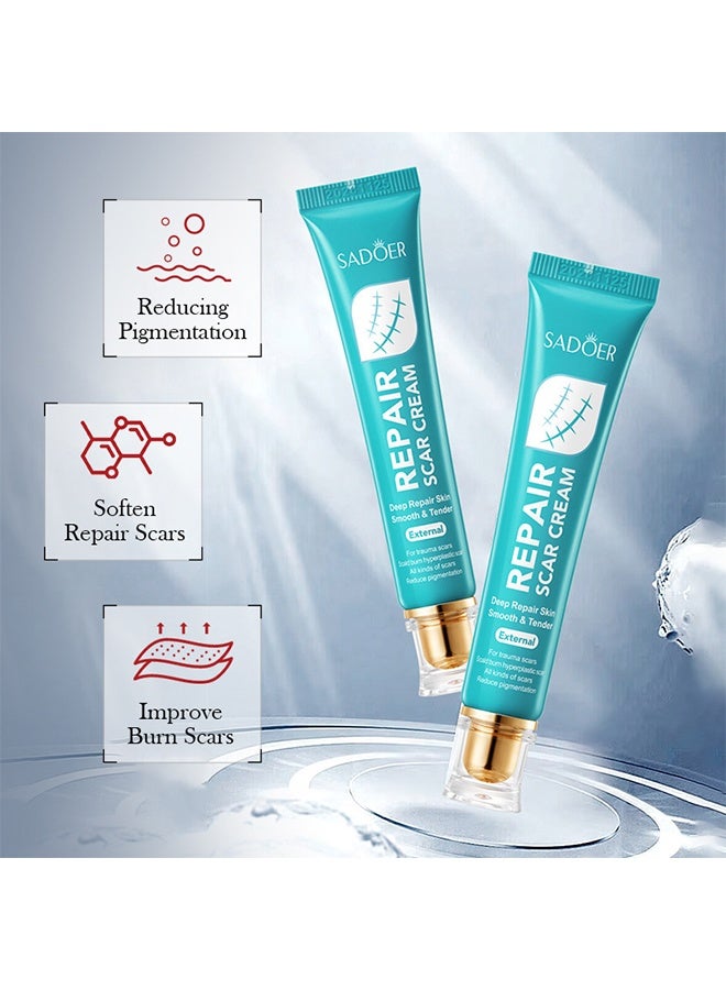 SADOER Repair Scar Cream - Repair Burn Scars Moisturizing Rejuvenating Cream Rapid Repair Advanced Gel Scars Topical Treatment Suitable for All Skin Types - Image 3