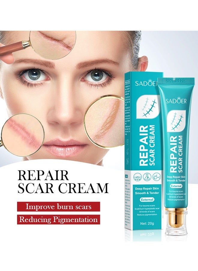 SADOER Repair Scar Cream - Repair Burn Scars Moisturizing Rejuvenating Cream Rapid Repair Advanced Gel Scars Topical Treatment Suitable for All Skin Types - Image 1
