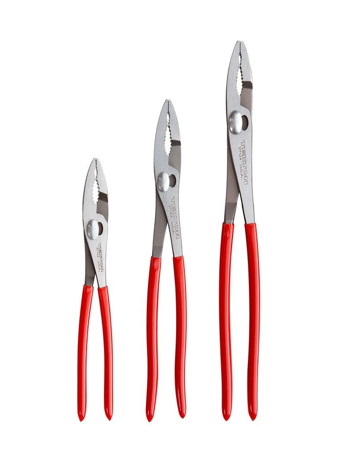TEKTON Slip Joint Pliers Set, 3-Piece (6-1/2, 8, 10 in.) | PGA10103 | Made in USA - Image 1