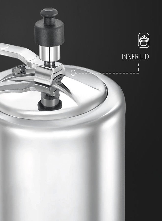 Judge By Prestige Basics 5 L Aluminium Pressure Cooker Innerlid, 2.2 liter,Silver - Image 5