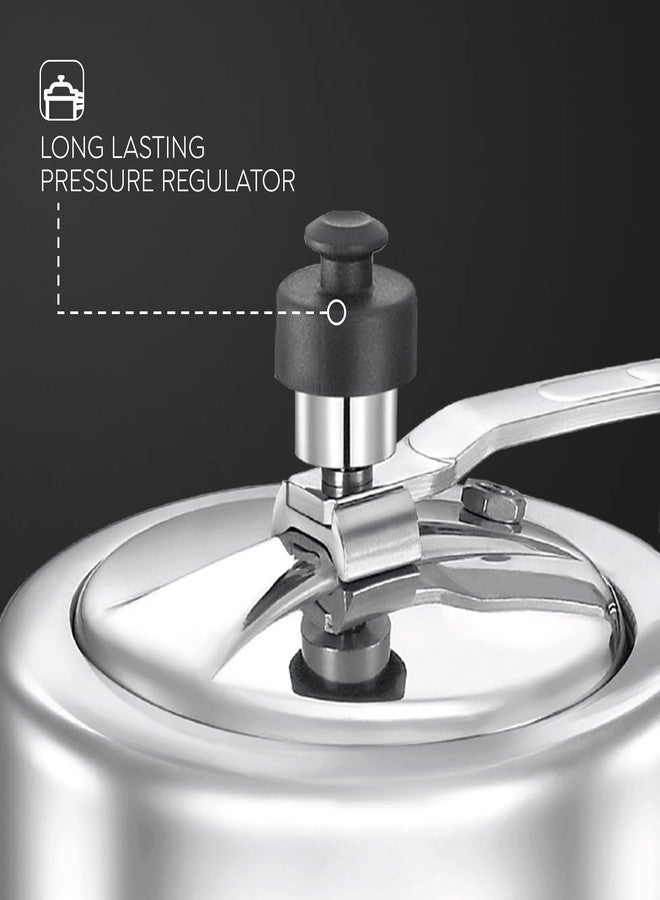 Judge By Prestige Basics 5 L Aluminium Pressure Cooker Innerlid, 2.2 liter,Silver - Image 4