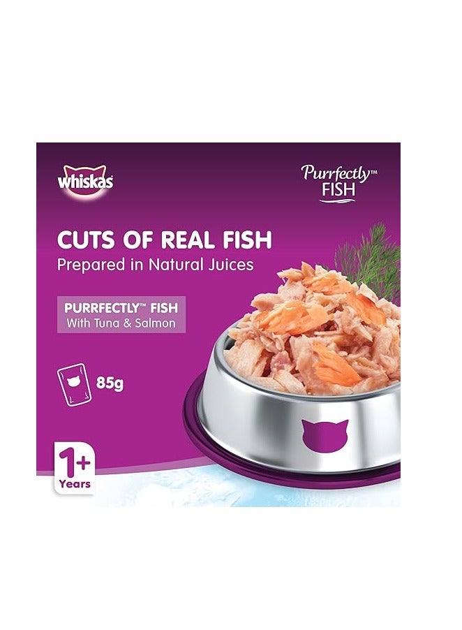 ويسكاس 12 عبوة جيلي مع تونا للقطط الصغيرة والكبيرة من ويسكاس، - Image 4