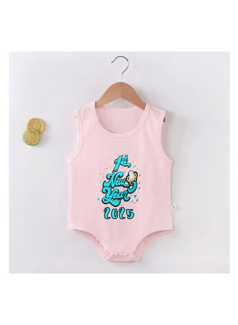 PRINTSHOP4ME My 1st New Year Baby Romper–Soft Cotton Sleeveless Bodysuits For Newborns,Infants And Toddlers–Unisex Baby Onesies For Boys And Girls-Baby Romper - Image 2