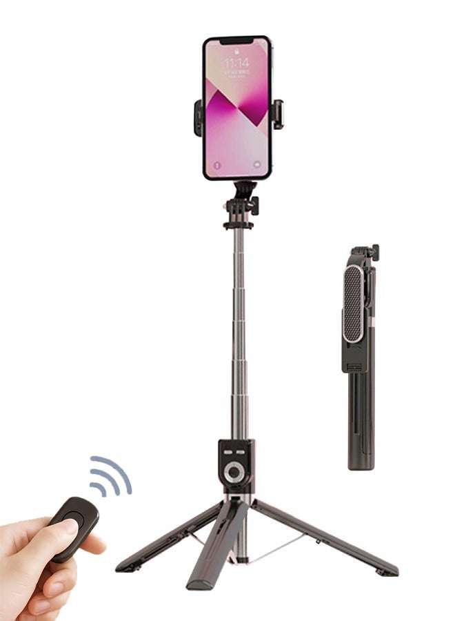 Mini Selfie Stick Tripod, 360° Rotating Mobile Phone Tripod, Meet the Needs of Shooting from Different Angles - Image 1