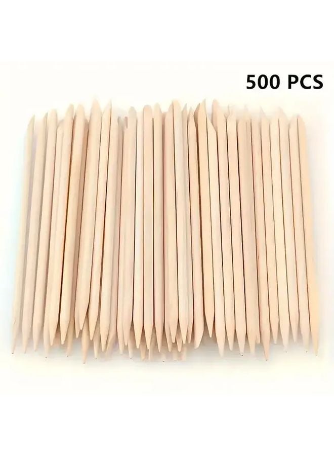 Wooden Stick Set For Nail Art Wax Removal Cuticle Care Manicure Accessories - Image 3