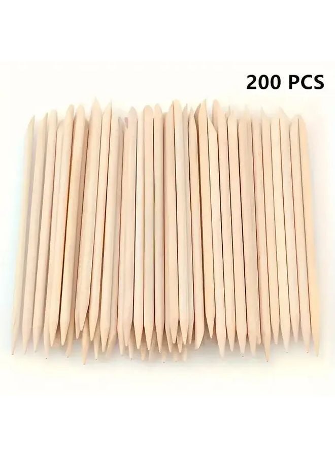 Wooden Stick Set For Nail Art Wax Removal Cuticle Care Manicure Accessories - Image 4