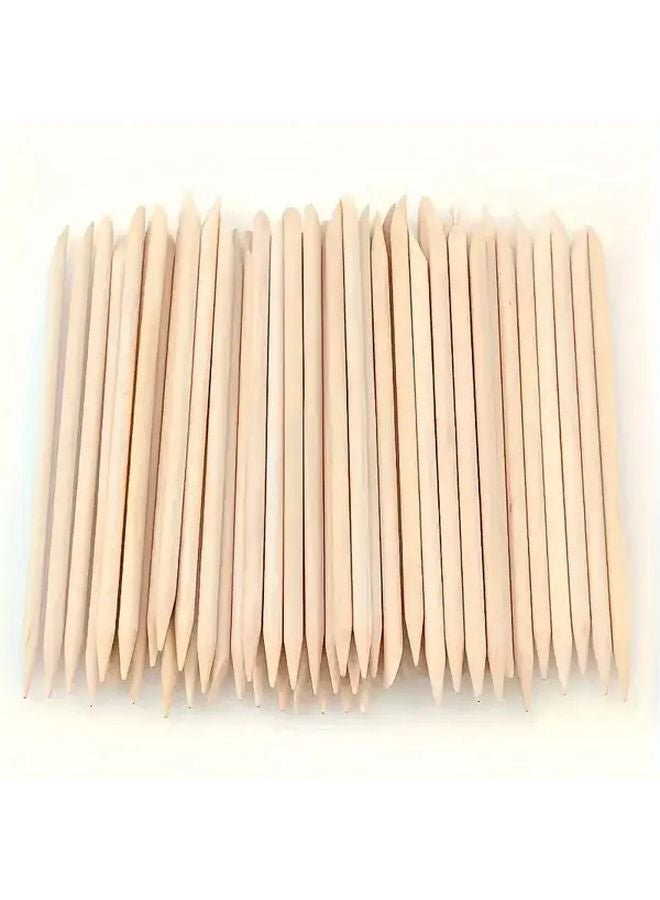 Wooden Stick Set For Nail Art Wax Removal Cuticle Care Manicure Accessories - Image 2