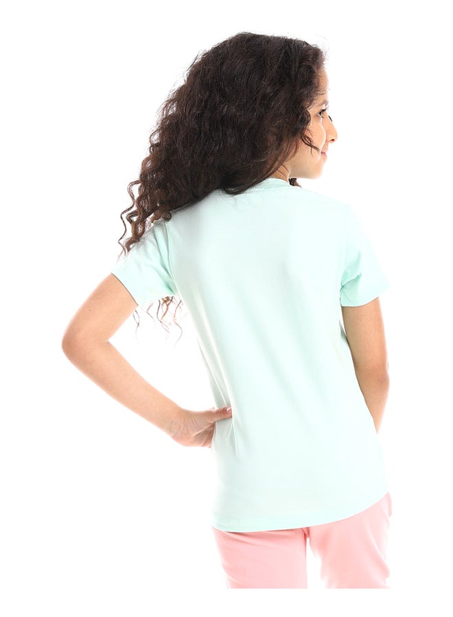 DIADORA Girls Cotton Printed T-Shirt - Image 3