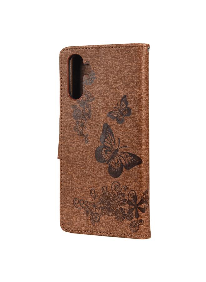 اس-توب جراب لهاتف Samsung Galaxy A13 5G، جراب هاتف جلدي أفقي منقوش بنقشة فراشة مع فتحة بطاقة وحامل - Image 3