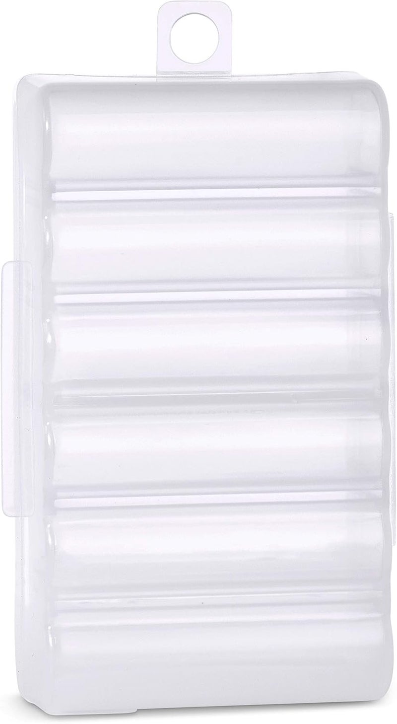 GlossyEnd Set of 4 - Two AA and Two AAA Battery Storage Box, Battery Storage Case, Battery Holder Clear, AA - AAA - Image 4
