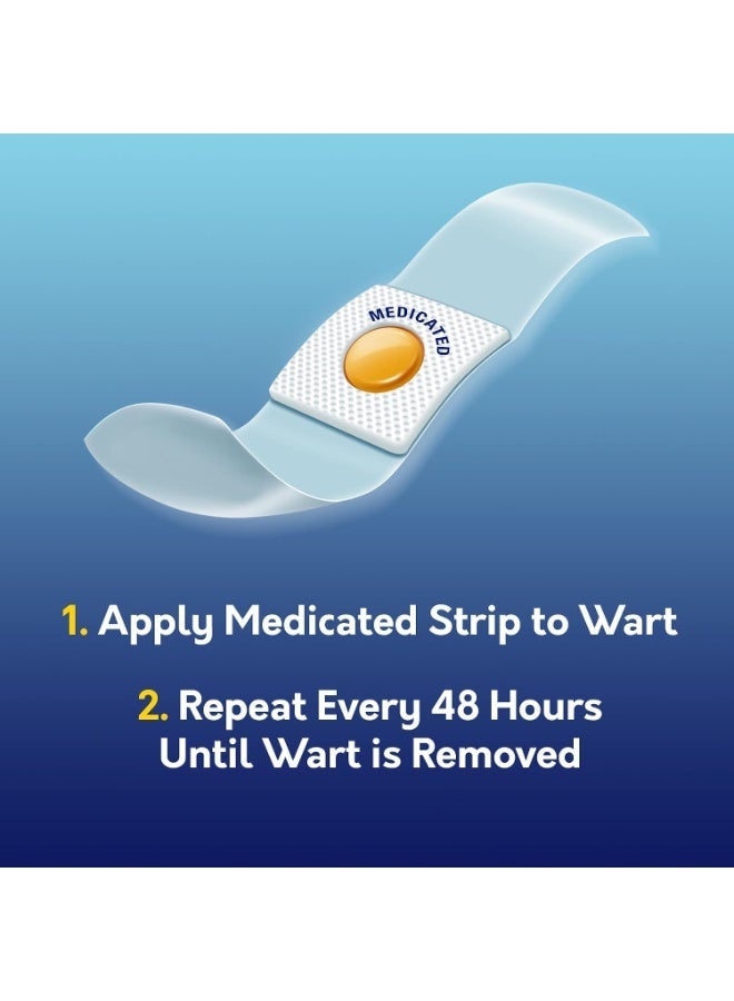 Compound W One Step Invisible Wart Remover Strips, 40% Salicylic Acid, Waterproof, 14 Count - Image 2