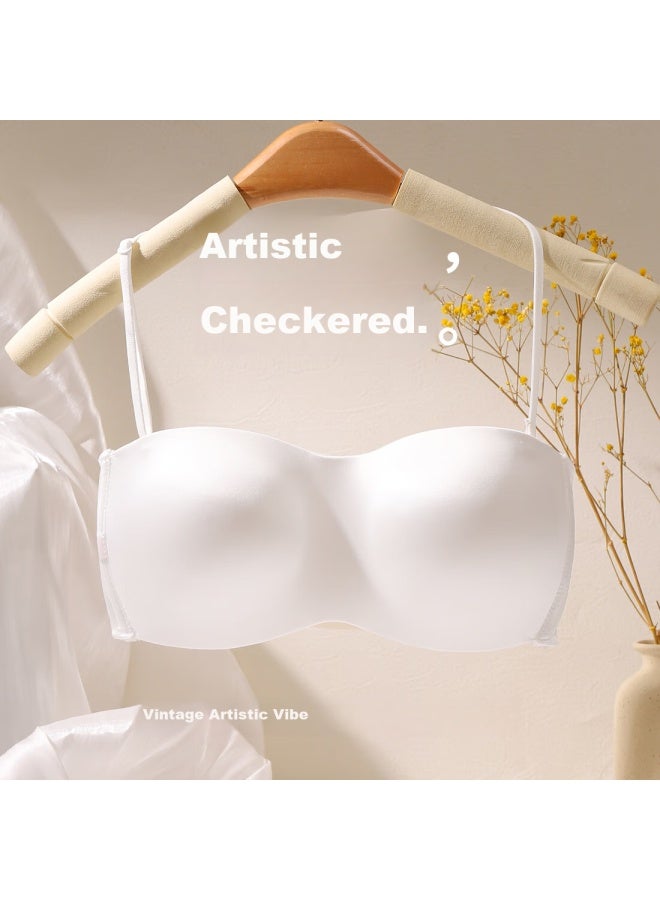 Liberal Women's Wireless Bralette Bra Summer Bra Push Up Backless Strapless Bra Adjustable - Image 3