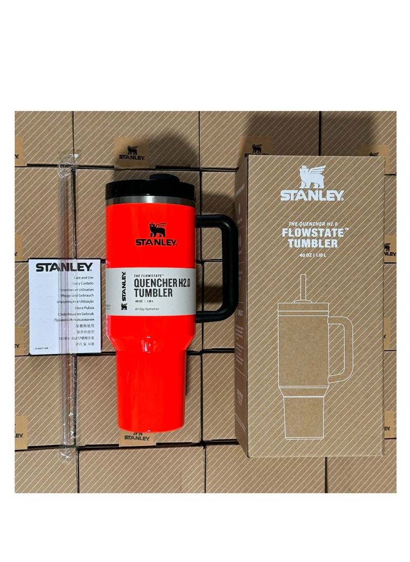 Stanley Quencher H2.0 Flowstate Stainless Steel Vacuum Insulated Tumbler with Lid and Straw for Water, Iced Tea or Coffee - Image 1