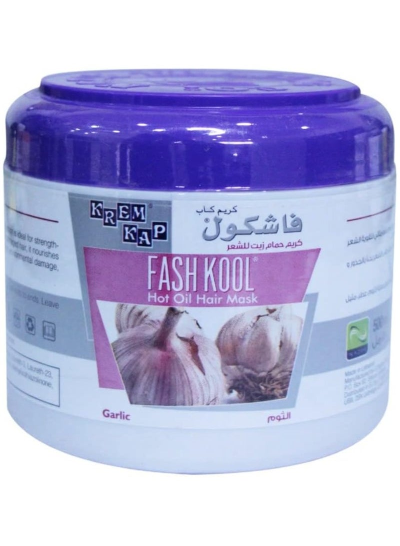 Fashkool Fash Kool Hot Oil Hair Mask Garlic Extract 500ml - Image 1